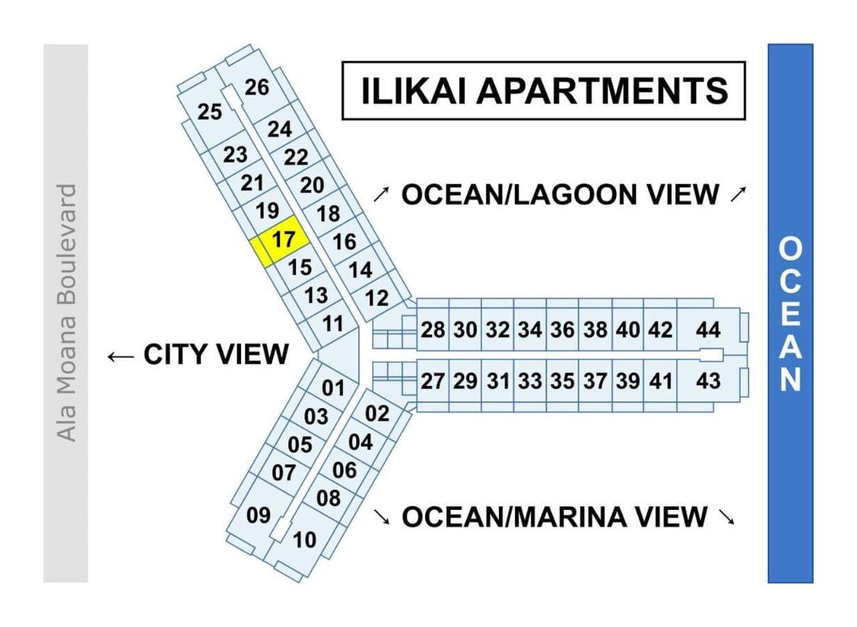 Ilikai #1517 Leilighet Honolulu Eksteriør bilde